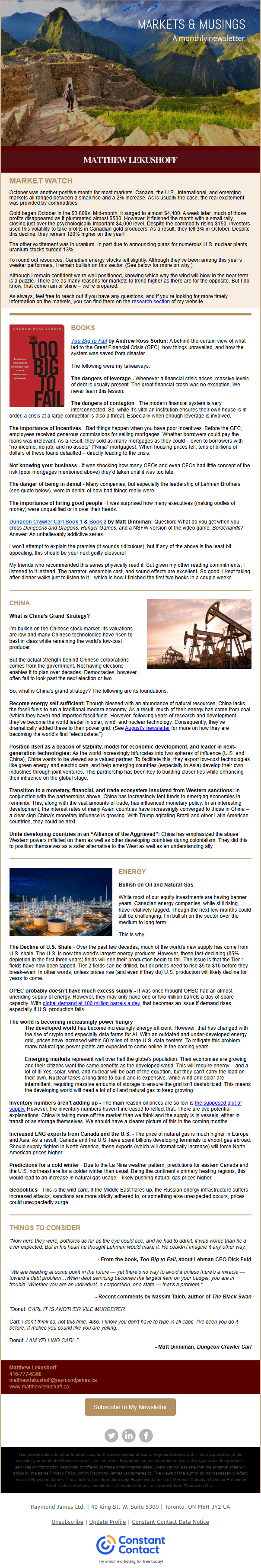 October 2025 Newsletter pic