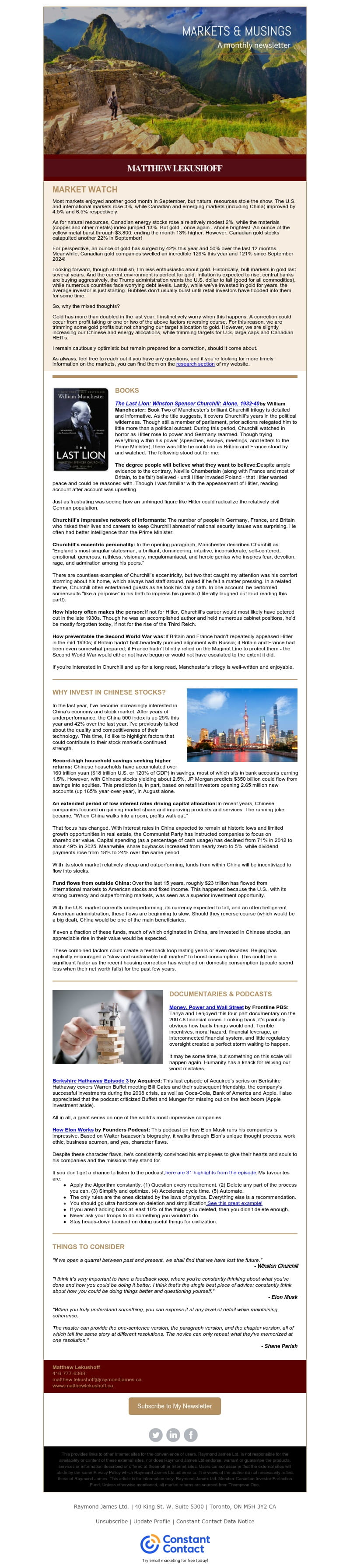 September 2025 newsletter